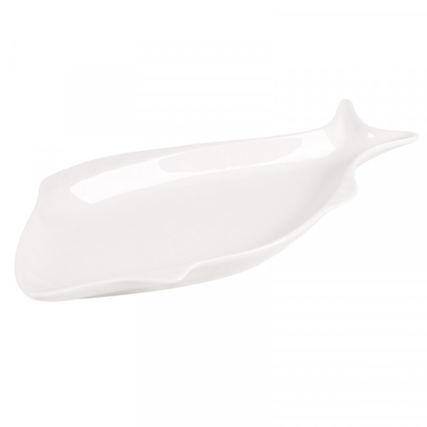 Блюдо Stenson Рибка MC3648-12 3х15х31 см біле