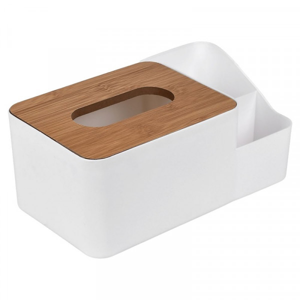 Диспенсер для серветок Stenson R101130 10х13х23.5 см білий