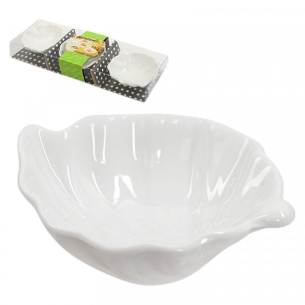 Набір соусників Stenson R22045 3х7.5х9 см білий