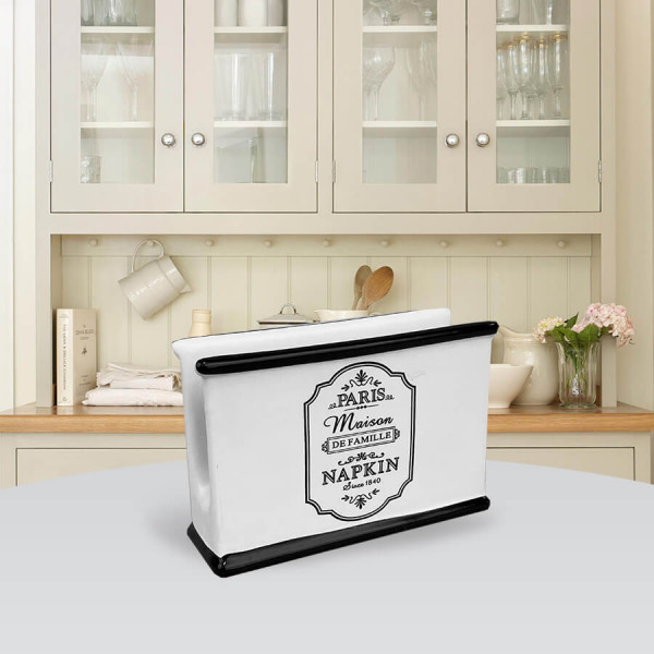 Серветниця Maestro MR-20030-44 12х9х4, 5 см біла