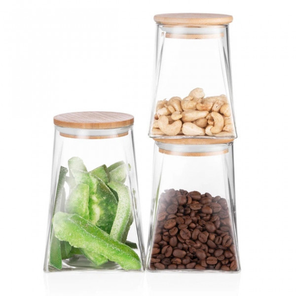 Банку для зберігання Ardesto Fresh Конус AR1351BBC 510 мл