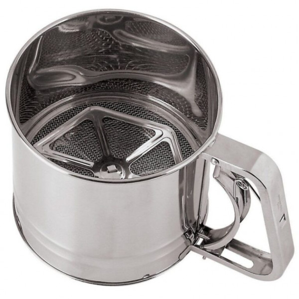 Кухоль-сито для борошна Benson BN-183 375 мл сріблястий