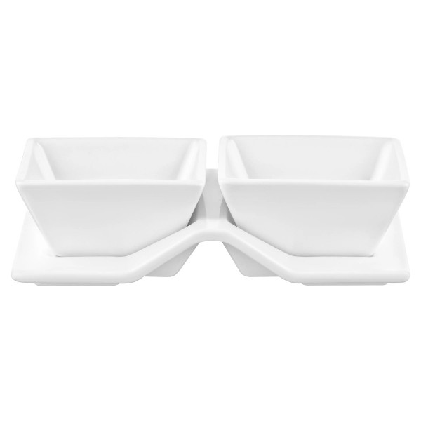 Набір піал на підставці Ardesto AR3750 3 предмети білий