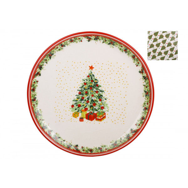 Тарілка десертна BonaDi Ялинка DM801-X 20 см