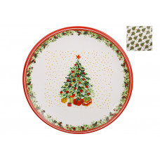 Тарілка обідня BonaDi Ялинка DM802-X 24 см