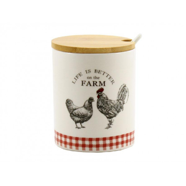 Банка керамічна Interos Ферма ZFA-47-000830291-89159 350 мл SFM