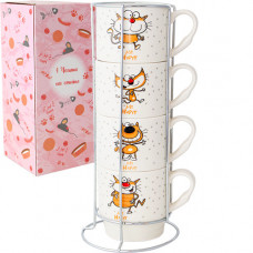 Набір кухлів SNT Happy cat 2021-04-12 320 мл