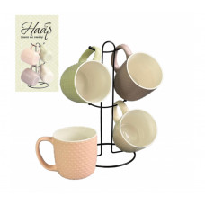 Набір кружок на підставці SNT TOCHKA 021-04-13 5 предметів