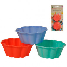 Набір силіконових форм для випічки кексів 6шт SNT 3200-39