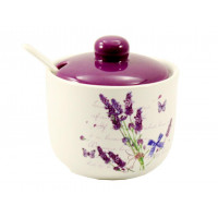 Цукорниця з ложкою 350 мл Лаванда Interos ZFC-045-LV-83733