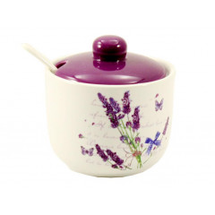Цукорниця з ложкою 350 мл Лаванда Interos ZFC-045-LV-83733
