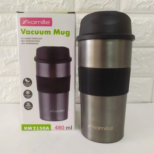 Термокухоль Kamille KM-2150A 480 мл графіт
