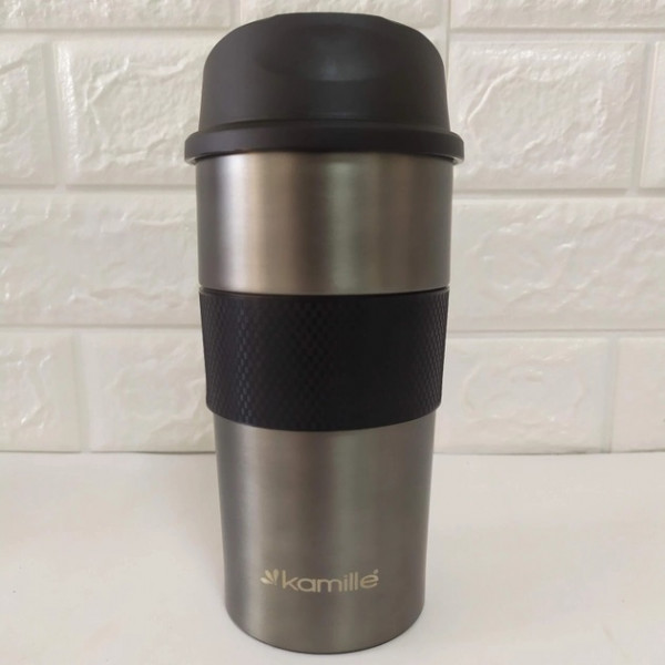 Термокухоль Kamille KM-2150A 480 мл графіт