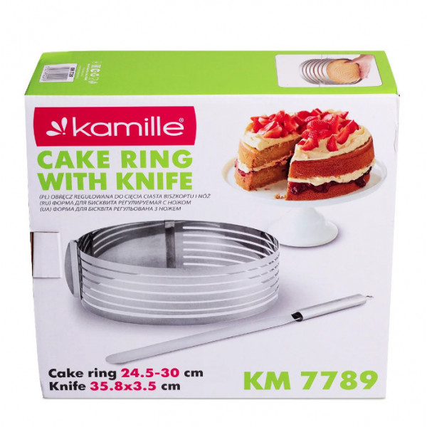 Форма для бісквіта з ножем Kamille KM-7799