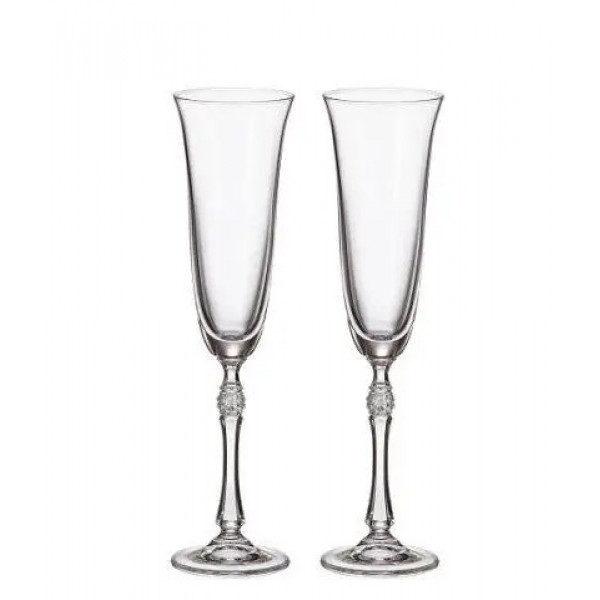 Набір келихів для шампанського Bohemia Parus 1SF89/00000/190-2 190 мл 2 шт