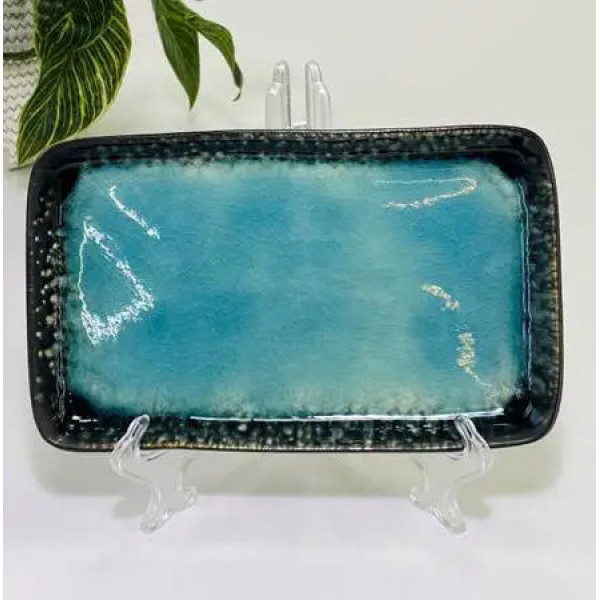 Блюдо прямокутне Olens Блу Блейк 101-0208 24х14.5 см