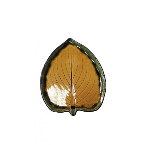 Блюдо Флора ФЛ-2300-ЛЖ 23 см жовте