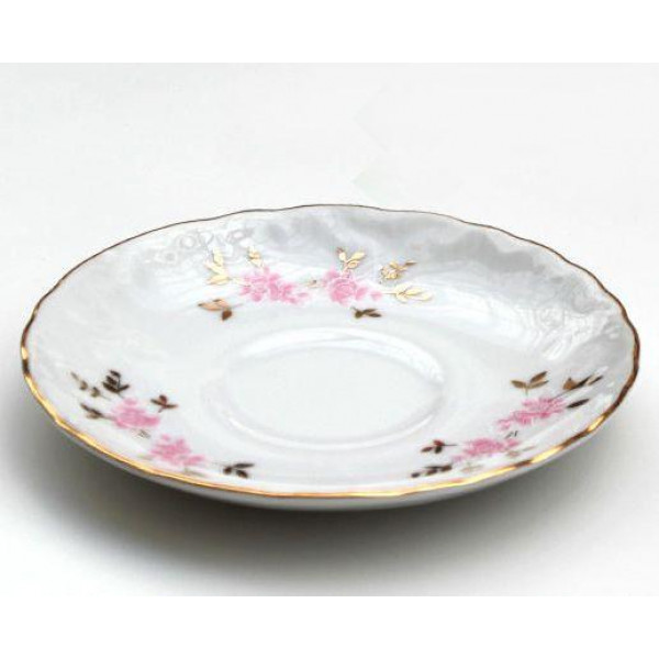 Блюдце під чашку Cmielow Pink Flower 9704-12-5 12.5 см