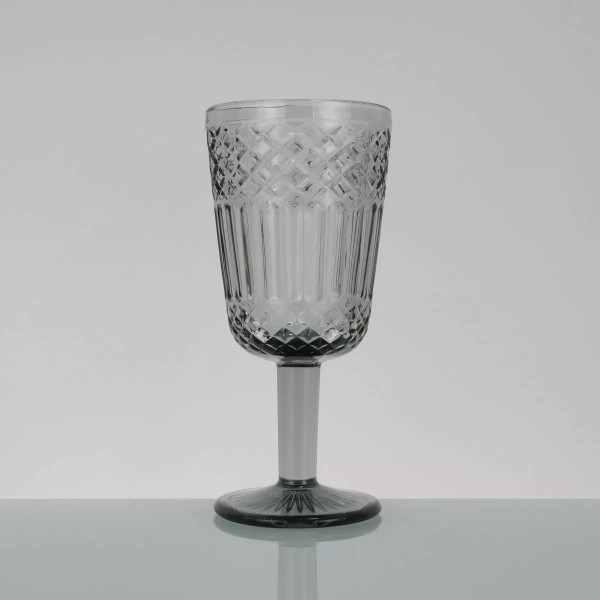 Келих для вина Versailles Топаз VS-W300TOW 300 мл сірий
