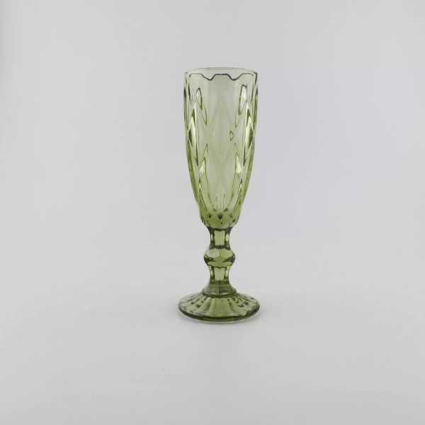 Келих для шампанського Versailles Кварц зелений VS-C150QG 150 мл зелений