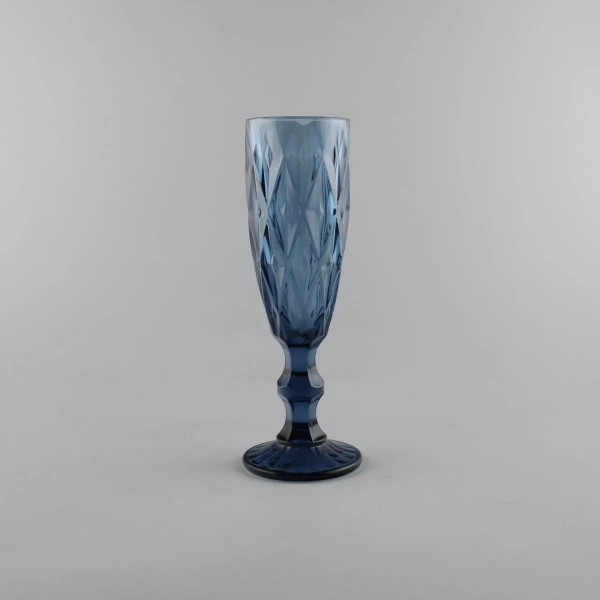 Келих для шампанського Versailles Кварц синій VS-C150QB 150 мл синій