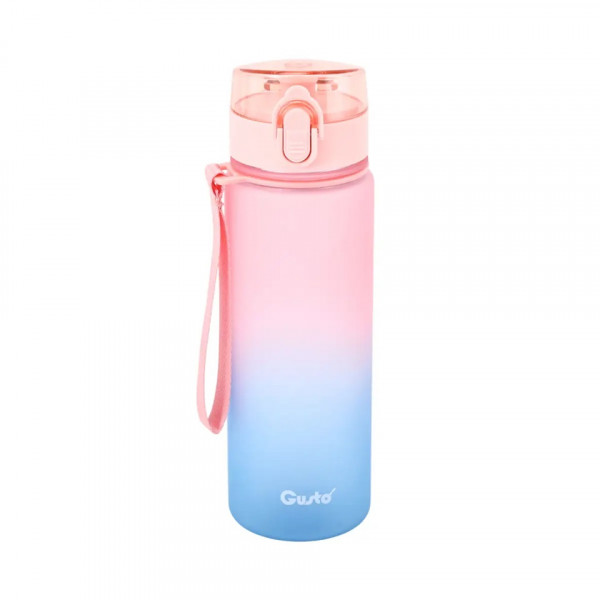Пляшка для води Gusto STEP GT-699008-450 450 мл рожева