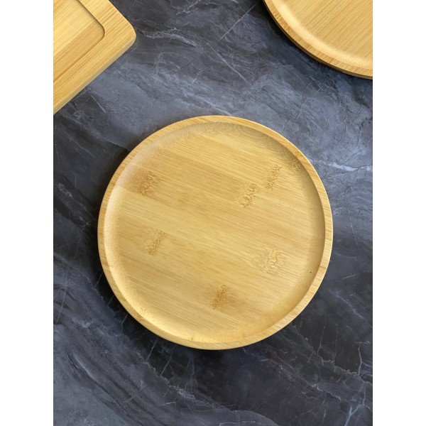 Дошка для піци OLens Бамбу-піца 8030-311 25.5 см бежева