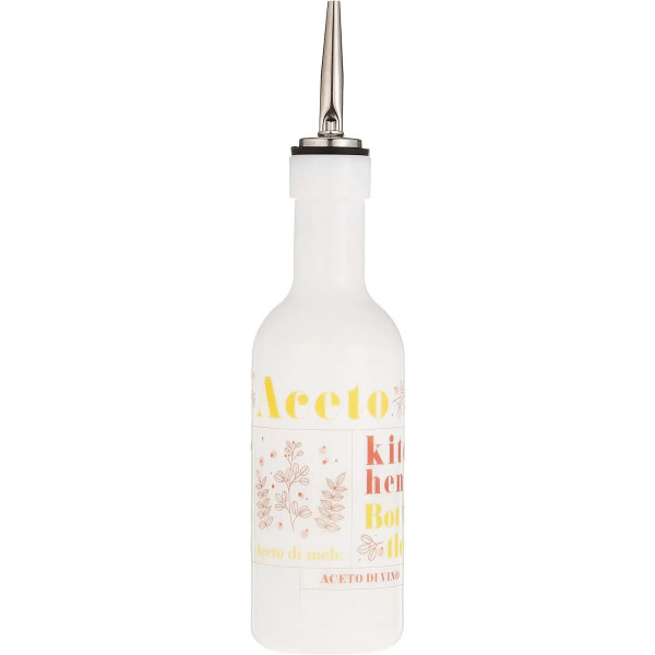 Ємність для оцту або олії Bormioli Rocco Victoriana 123414-MEC-121735 250 мл біла з червоним