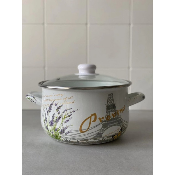 Каструля з кришкою Aureti Прованс AU-704-22 4.5 л