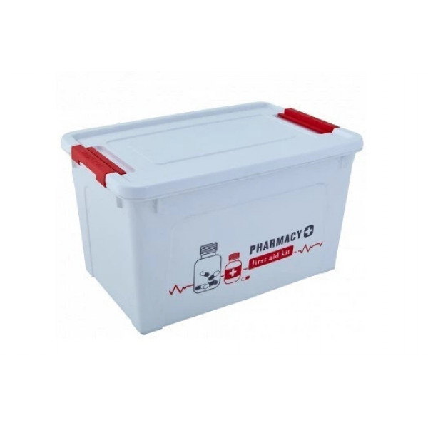 Контейнер для зберігання з органайзером Алеана Smart Box Аптечка 127006 3.5 л білий