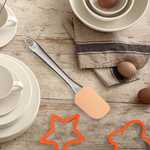 Лопатка силіконова Maestro MR-1580-orange 25 см оранжева