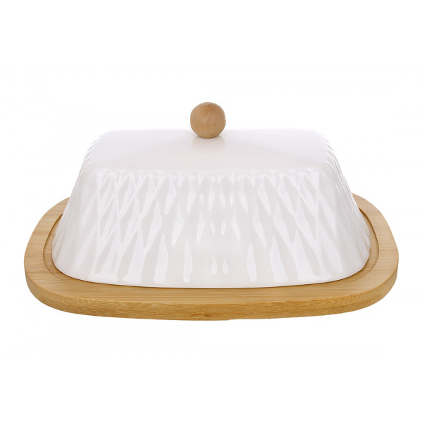 Маслянка BonaDi Romb 289-434 8.8х14.5х20.5 см біла