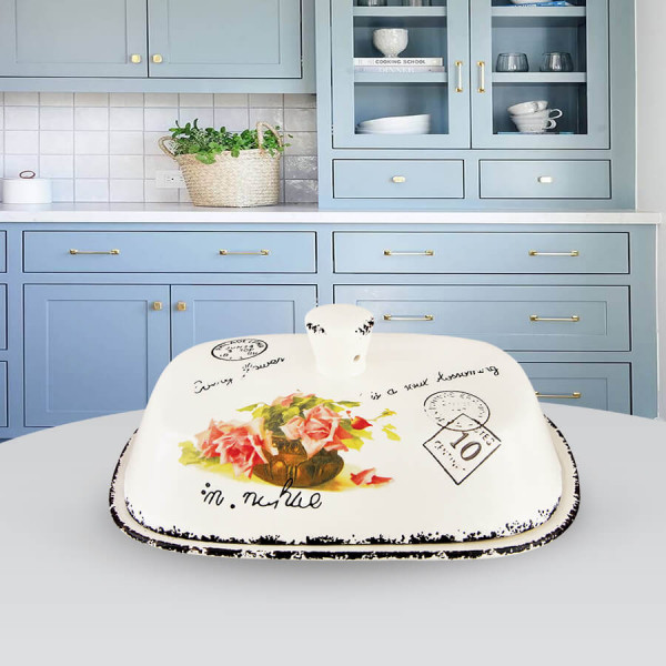 Маслянка Maestro MR-20050-45 18,5х13х8 см біла