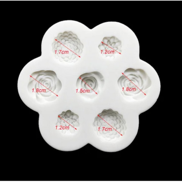 Силіконовий молд Empire Троянда EM-7469 7.5 см