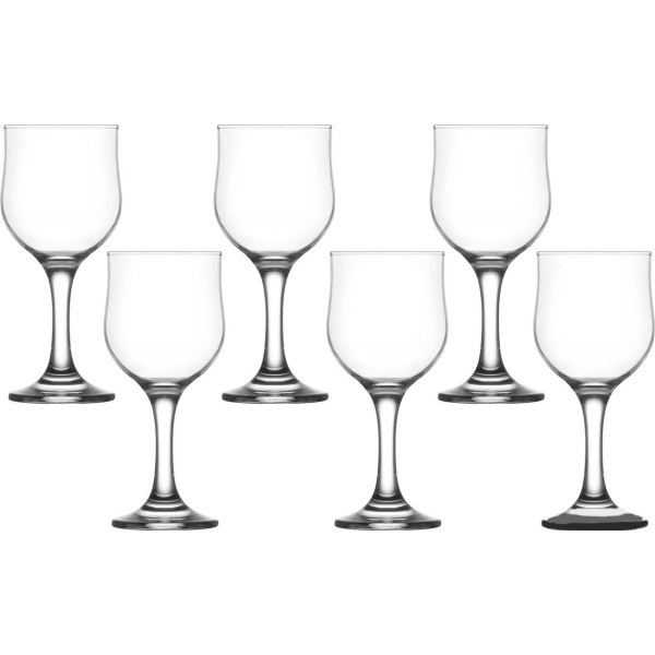 Набір келихів для вина 165 мл 6 шт Gurallar Art Craft LAL 31-146-041