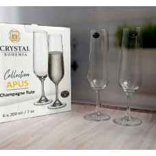 Набір келихів для шампанського Bohemia Apus 1SI95/00000/200 200 мл 6 шт