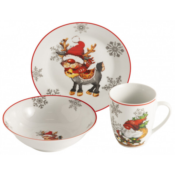 Набір дитячого посуду Limited Edition NY FAWN TRSC-HD5022-BT01 3 предмети