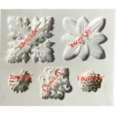 Mолд силіконовий для гравіювання шоколадів Empire EM-7470 7х8,5 см білий