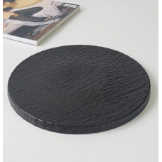 Блюдо для подачі Olens Чорний обеліск 102-672 24х1,5 см чорне