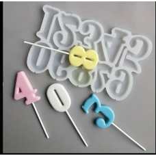 Силіконовий молд для цукерок Empire Цифри EM-7451 16х10 см