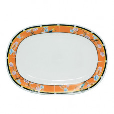 Блюдо овальне SNT Мелодія весни 30092-15014 24 см
