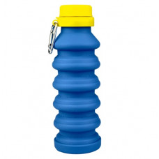 Пляшка для води складана Magio MG-1043B 450 мл синя