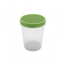 Контейнер круглий харчовий з кришкою StarsPlast 94220 1500 мл