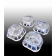Антивібраційні підставки Electriclight 154012-transparent 4 шт