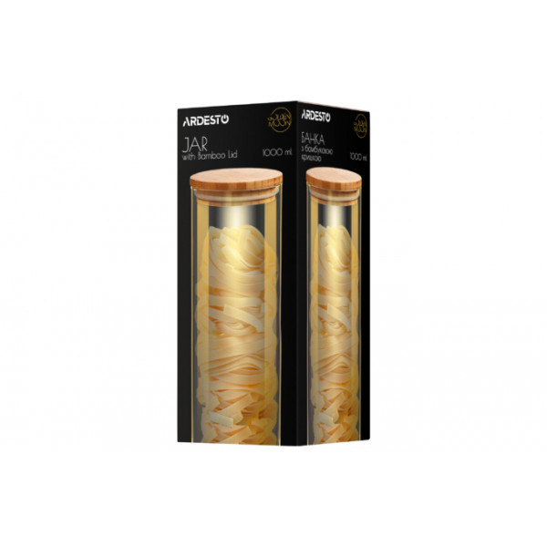 Банка для зберігання Ardesto Golden Moon AR-1310-BLRG 1000 мл