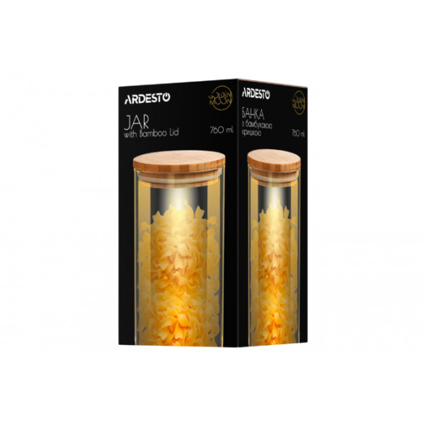 Банку для зберігання Ardesto Golden Moon AR-1376-BLRG 760 мл