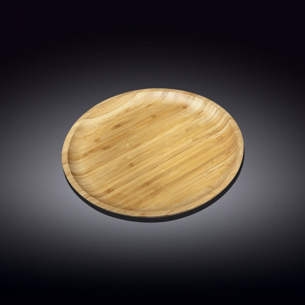 Блюдо бамбукова Wilmax Bamboo WL-771032-A 20.5 см бежеве