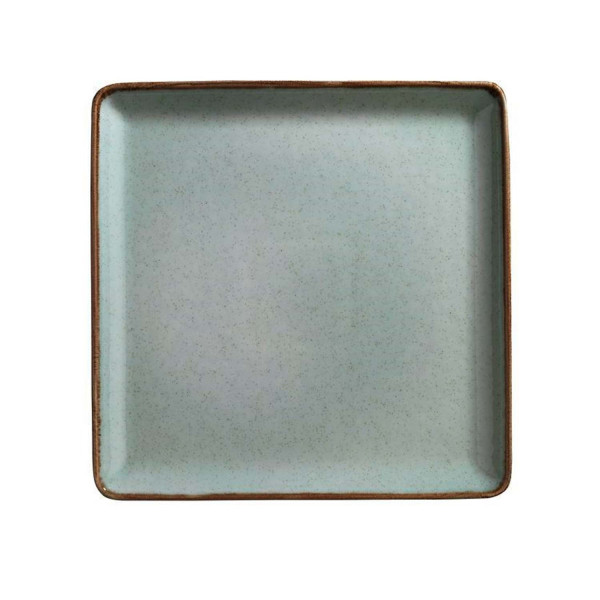 Блюдо квадратна Kutahya Pearl Tan TAN-25-DU-730-P-03 25х25 см зелена