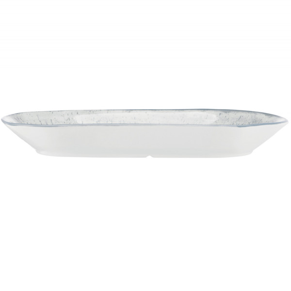 Блюдо овальне Ardesto Siena AR-2925-SW 32х18 см сіре