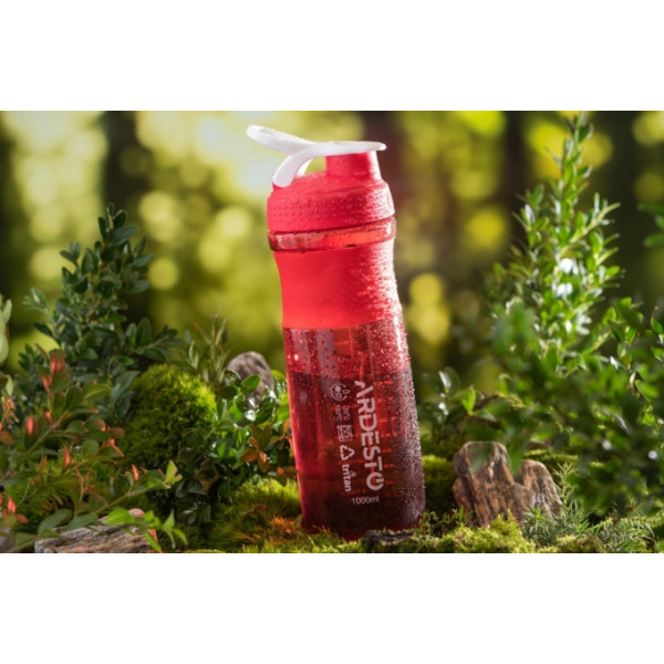 Пляшка Ardesto Smart bottle AR-2204-TR 1 л червона